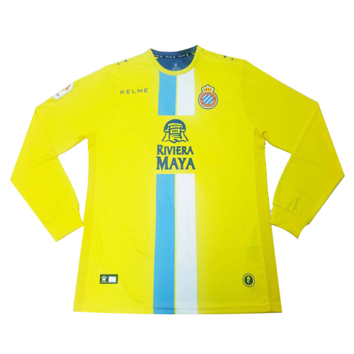 RCD Espanyol 18/19 3rd Away Long Sleeve Soccer Jersey Shirt
